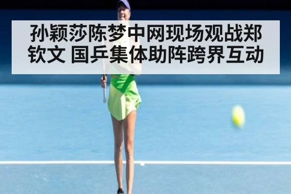 孙颖莎陈梦中网现场观战郑钦文 国乒集体助阵跨界互动